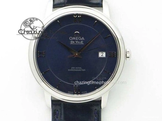 0320 Sophisticated Planet Ocean Master Chronometer Chrono SS OM 1:1 Best Edition Orange On SS Bracelet A 8156